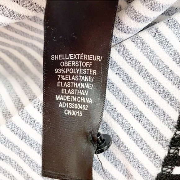 Adrianna Papell Striped Yoke Blouse Size Small - Picture 8 of 8